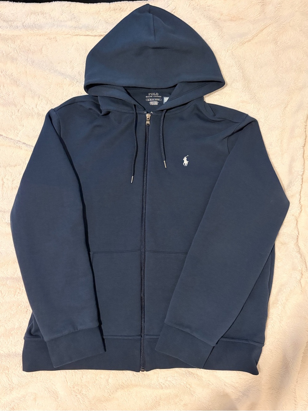 Polo by Ralph Lauren Men's Navy Full-Zip Hoodie